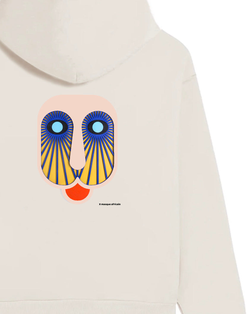 Afrique Bird Mask Hoodie